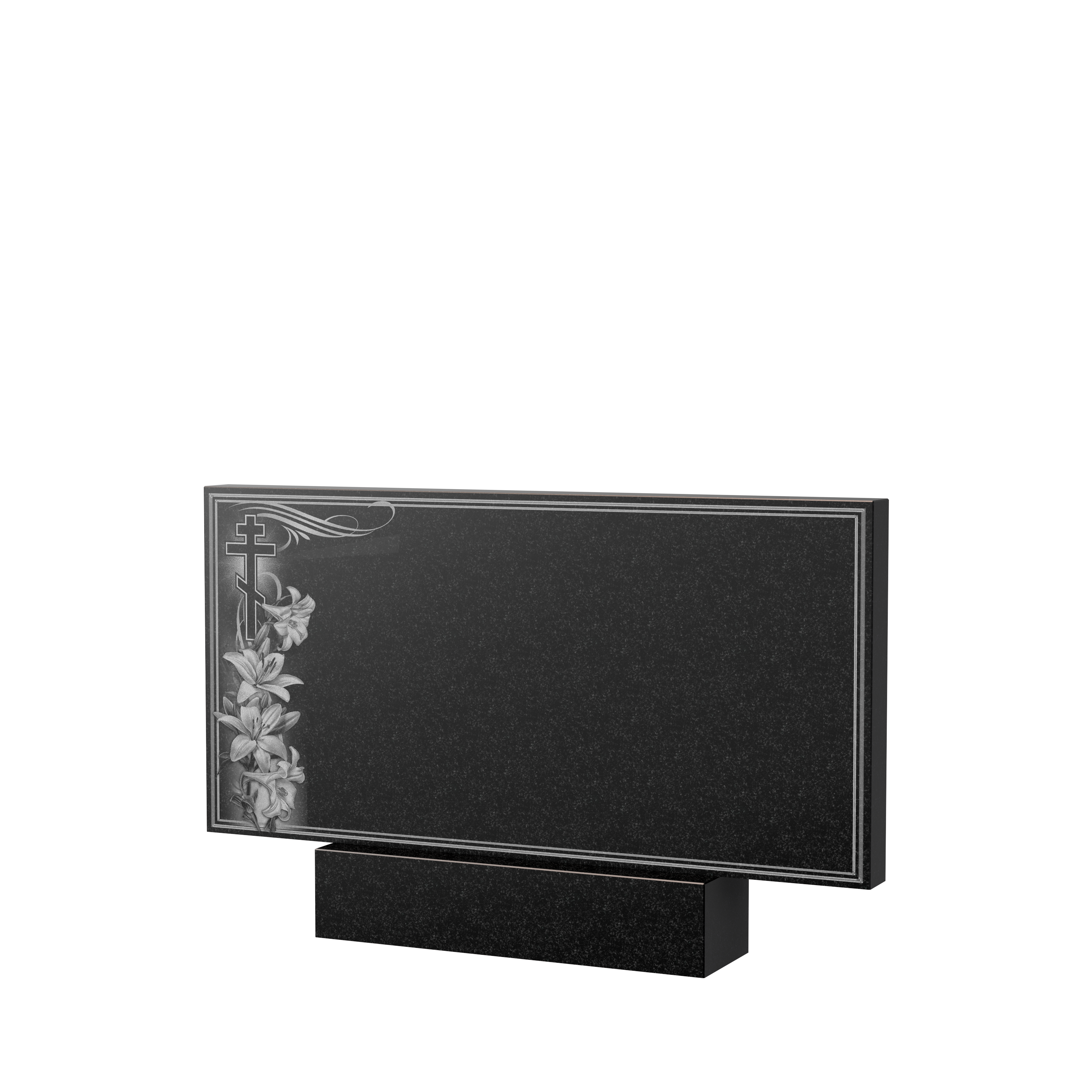 Художественное оформление памятника во&nbsp;Владимире | Художественное оформление на гранитную стелу, рисунок ГХО-003