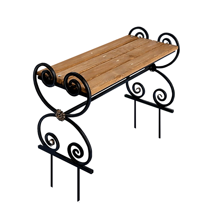 Кованые изделия во&nbsp;Владимире | Кованая скамейка СТ.001