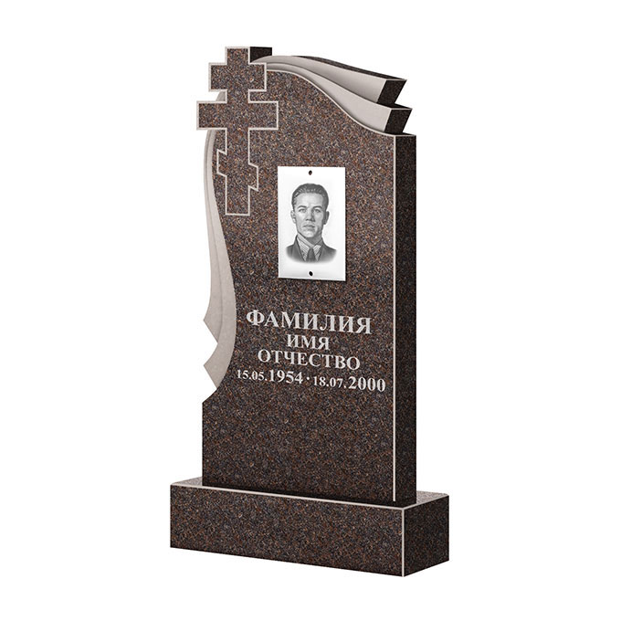 Гранитные памятники во&nbsp;Владимире | Памятник из гранита Карел Brown ФГЦ-081