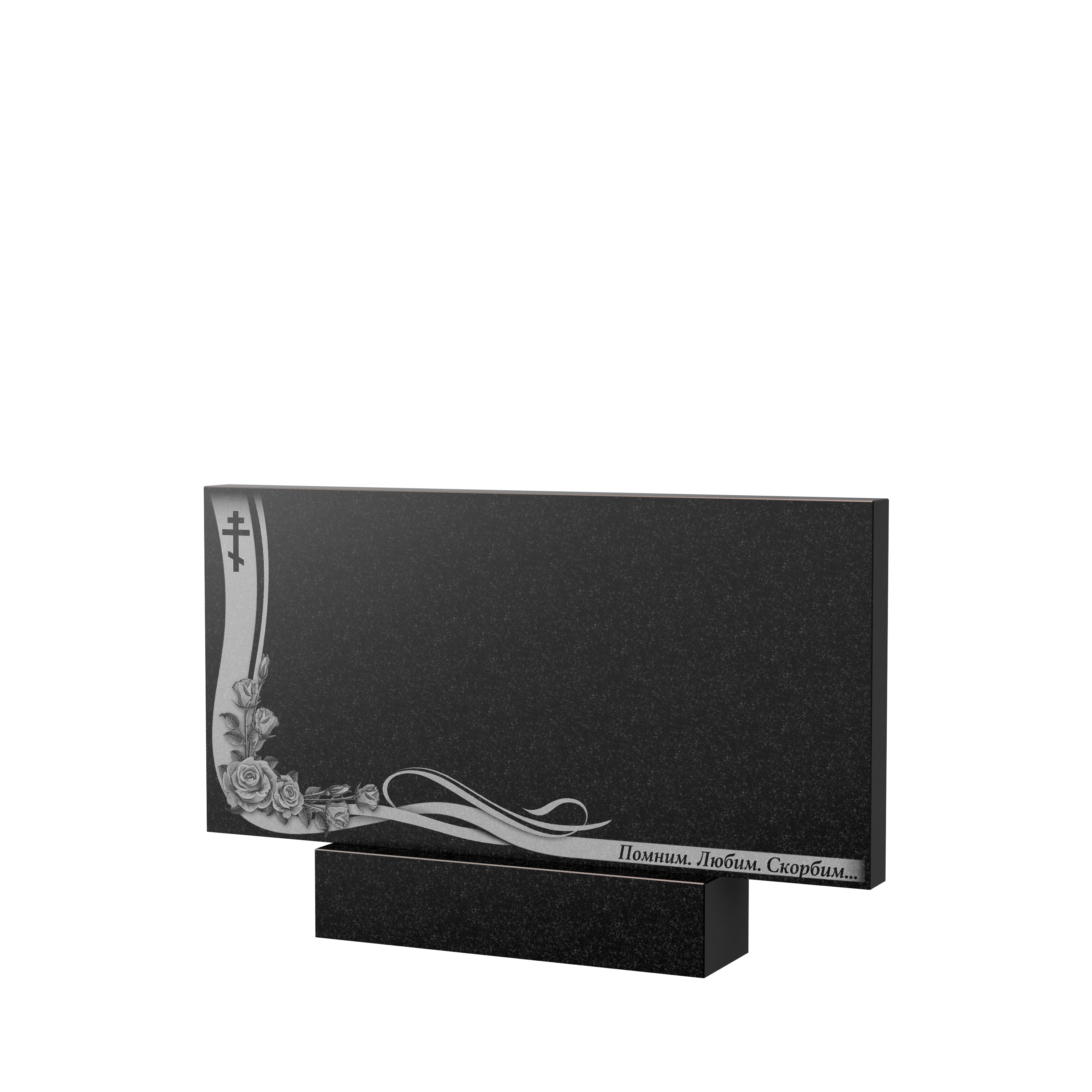 Художественное оформление памятника во&nbsp;Владимире | Художественное оформление на гранитную стелу, рисунок ГХО-004