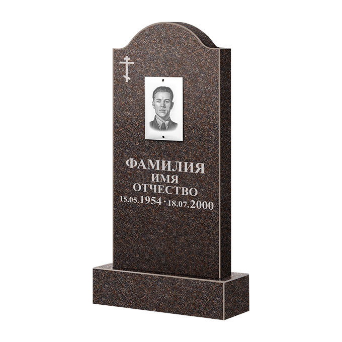 Памятники из цветного гранита во&nbsp;Владимире | Памятник из гранита Карел Brown ФГЦ-012