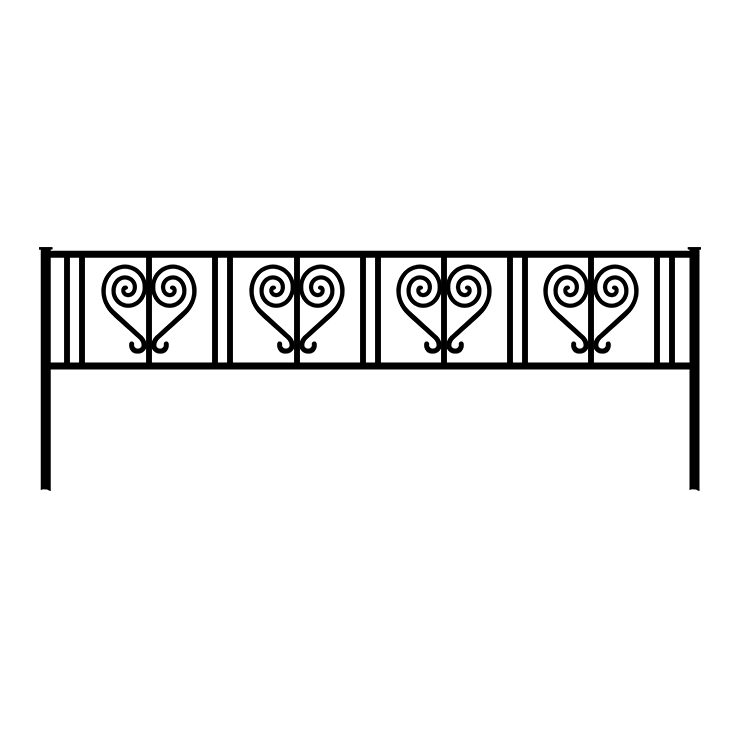 Кованые изделия во&nbsp;Владимире | Кованая оградка ОГ.005