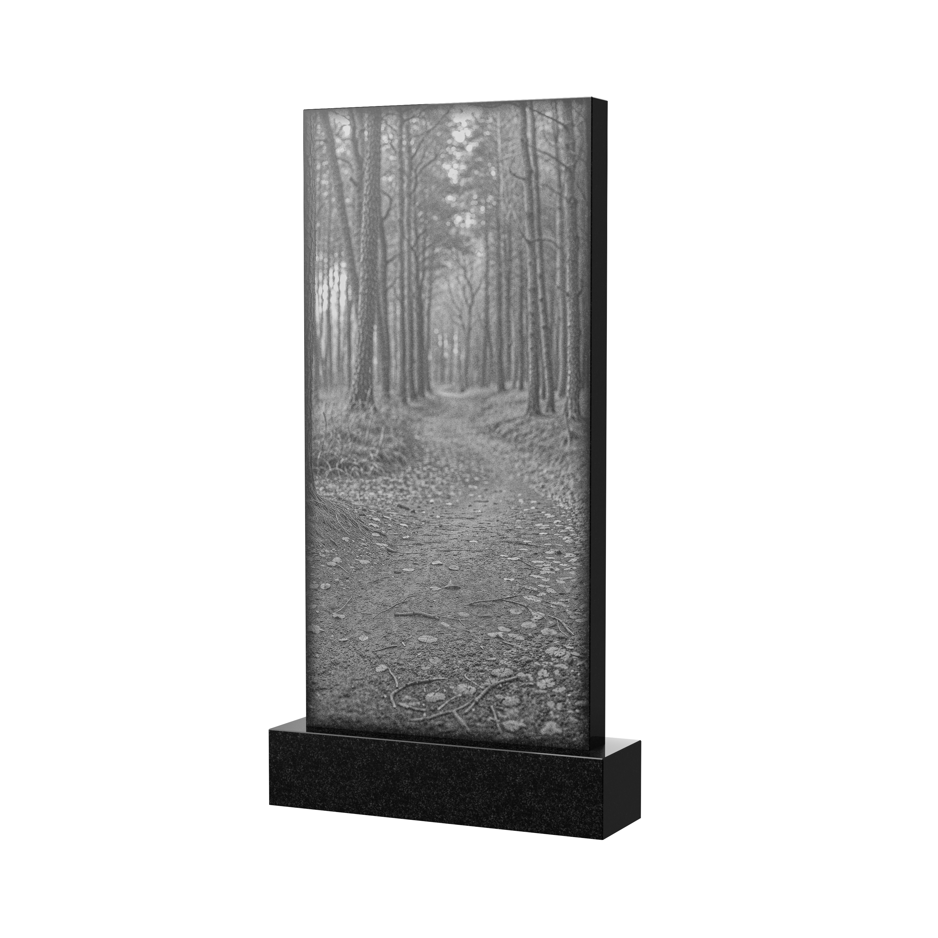 Пейзажи | Пейзаж на гранитную стелу, рисунок П-015