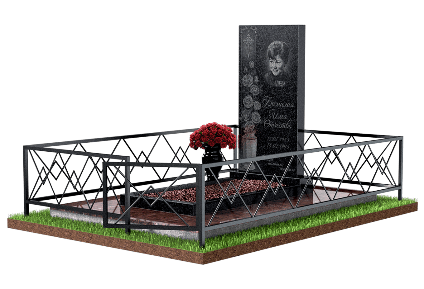 Благоустройство захоронения во Владимире