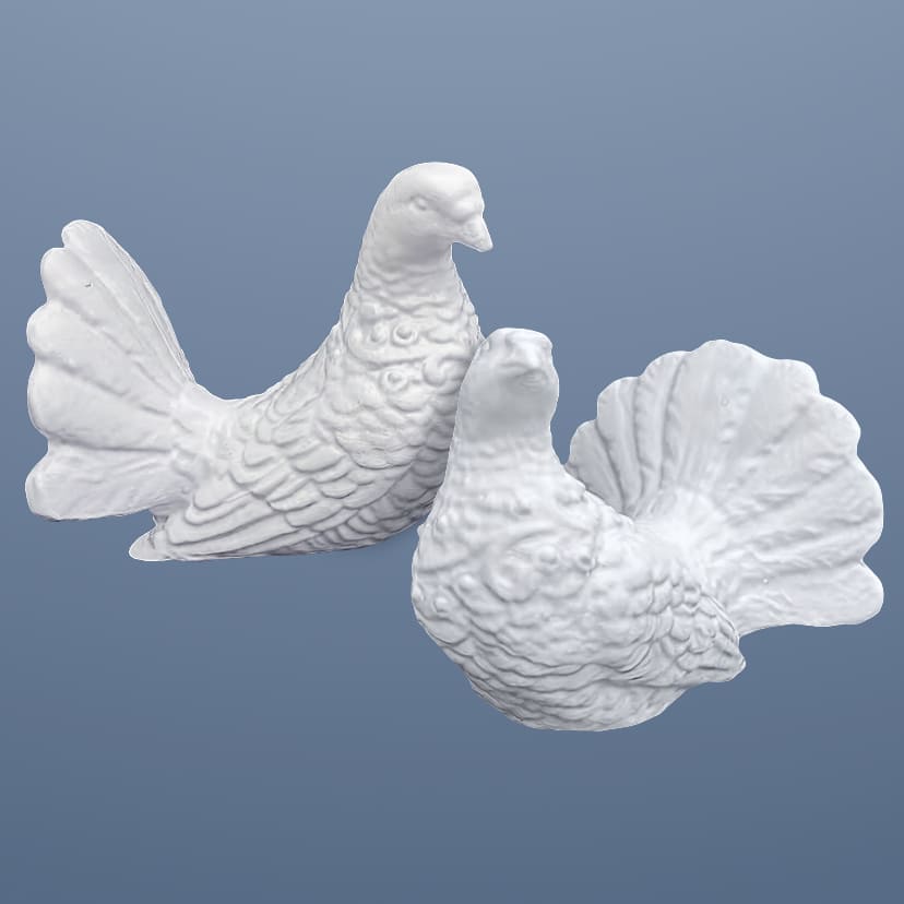 Скульптуры из искусственного мрамора во Владимире | Голубь пара