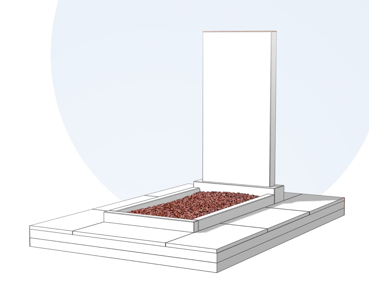 Засыпка цветника камушками во Владимире