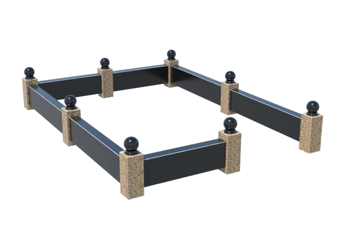 Цоколи на могилу во&nbsp;Владимире | Цоколь на могилу №0036