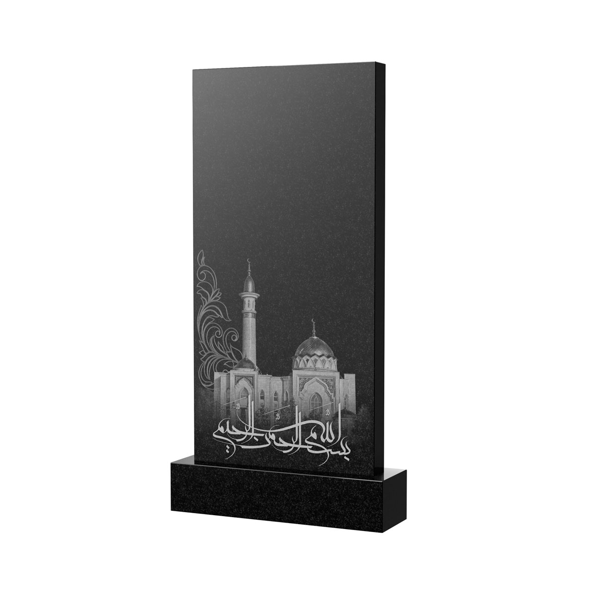 Художественное оформление памятника во&nbsp;Владимире | Художественное оформление на гранитную стелу, рисунок ВХО-046