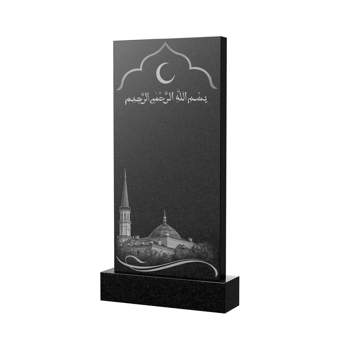 Художественное оформление памятника во&nbsp;Владимире | Художественное оформление на гранитную стелу, рисунок ВХО-037