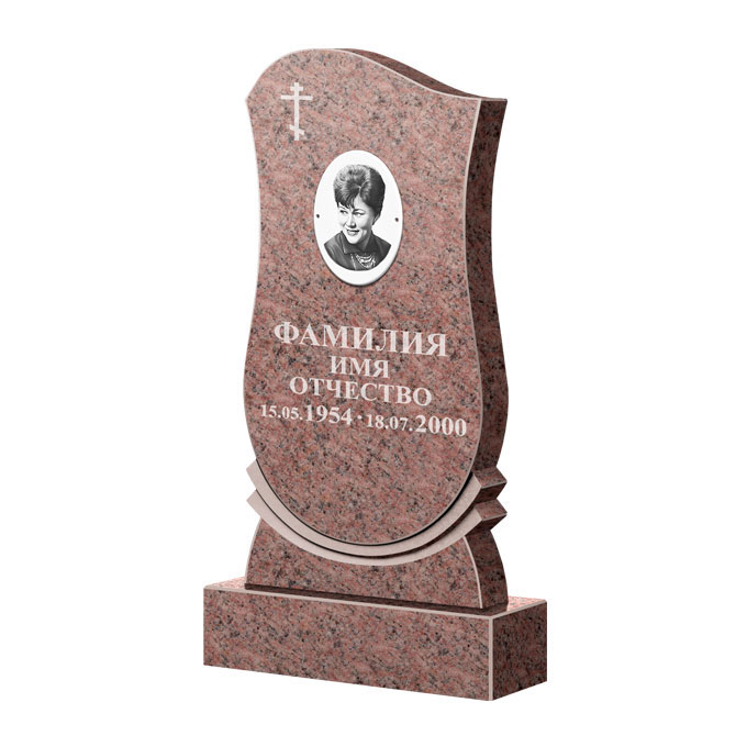 Гранитные памятники во&nbsp;Владимире | Памятник из гранита Розалия Pink ФГЦ-056