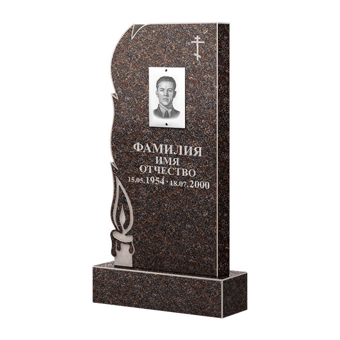 Памятники из цветного гранита во&nbsp;Владимире | Памятник из гранита Карел Brown ФГЦ-106