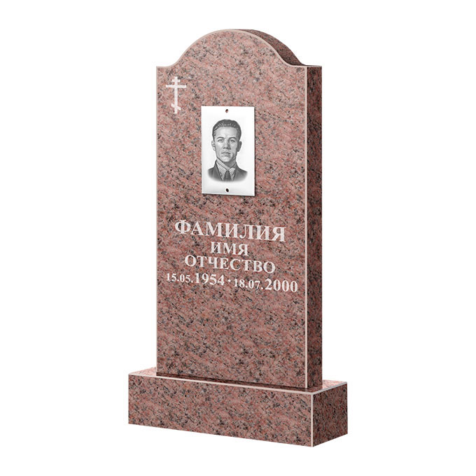 Памятники из цветного гранита во&nbsp;Владимире | Памятник из гранита Розалия Pink ФГЦ-012