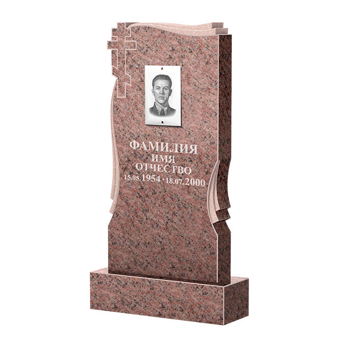 Гранитные памятники во&nbsp;Владимире | Памятник из гранита Розалия Pink ФГЦ-185