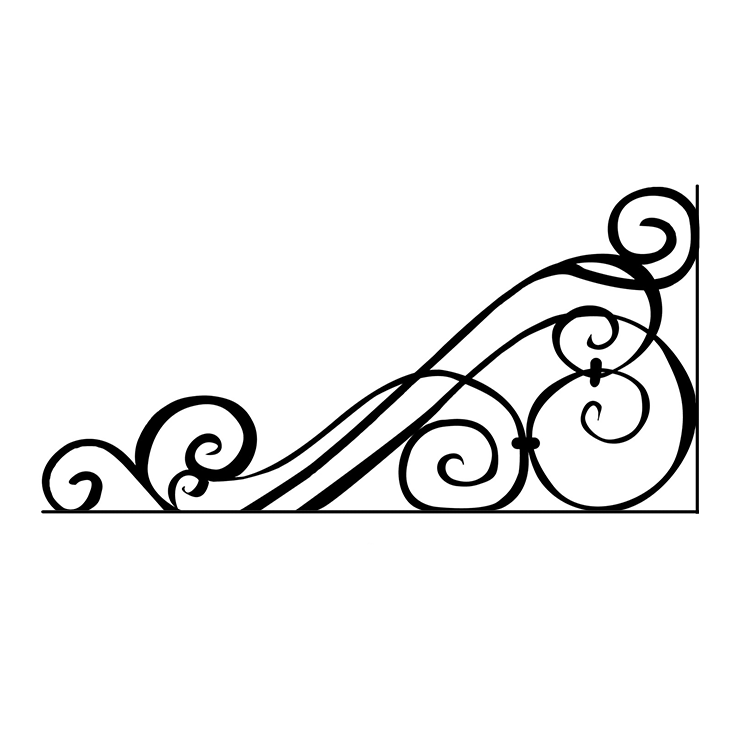 Кованые изделия во&nbsp;Владимире | Кованый уголок УГ.006