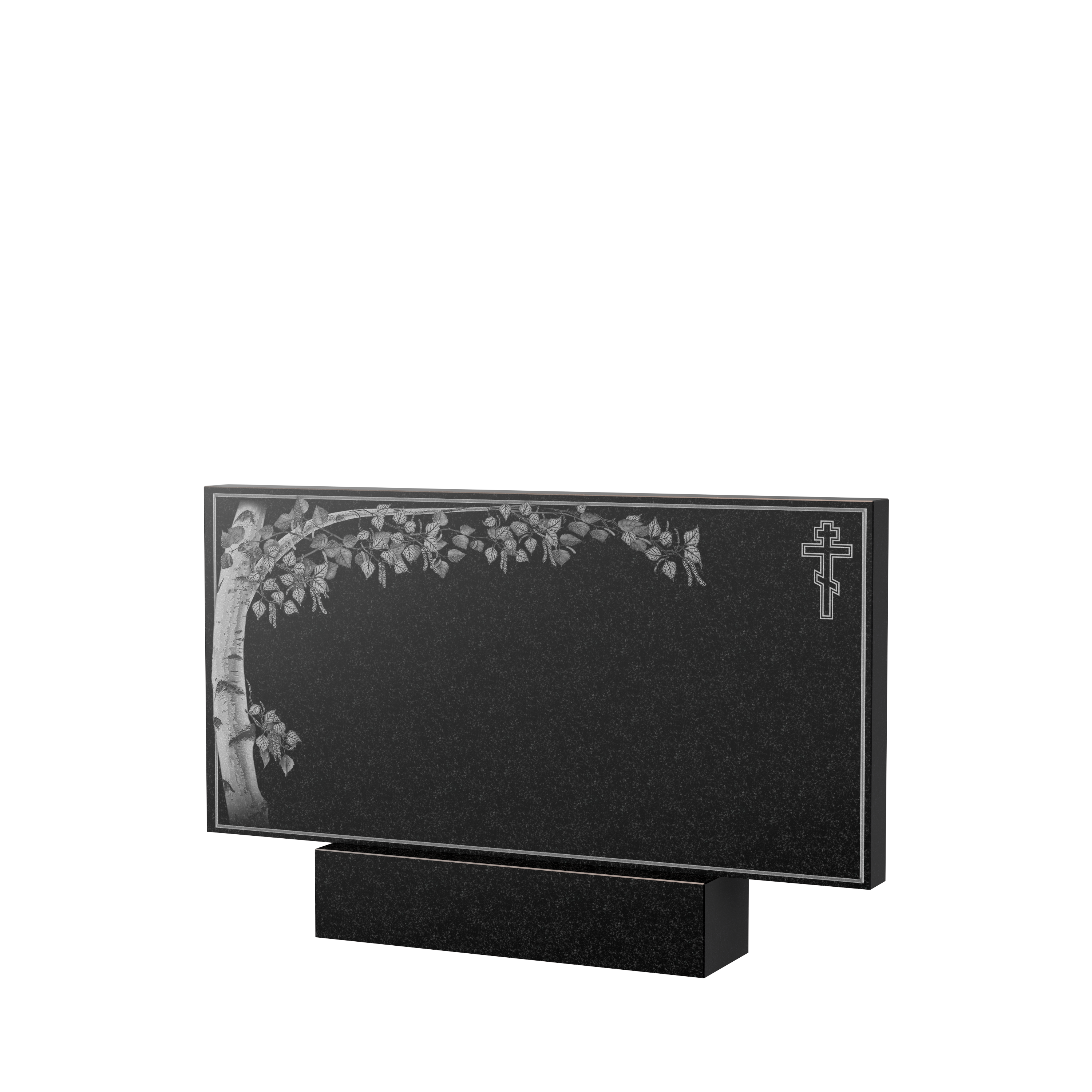 Художественное оформление памятника во&nbsp;Владимире | Художественное оформление на гранитную стелу, рисунок ГХО-005