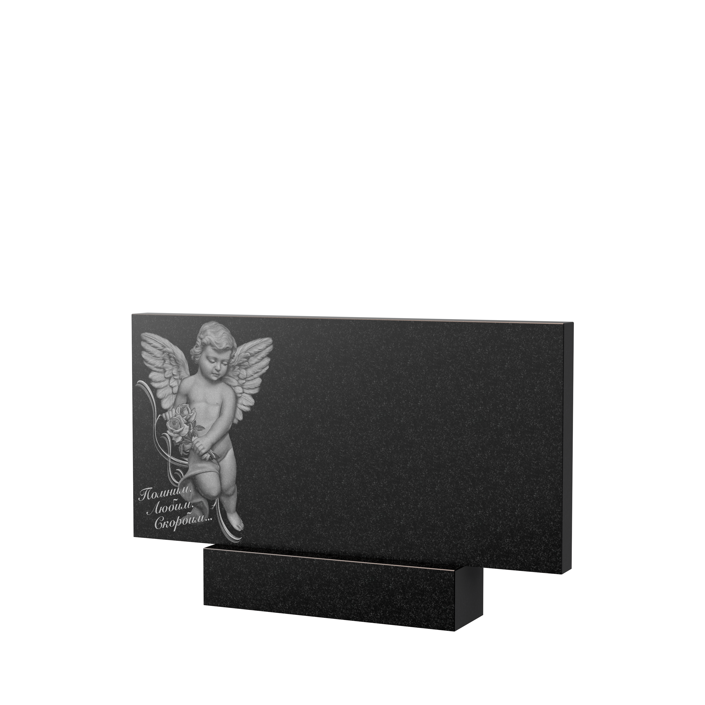 Художественное оформление памятника во&nbsp;Владимире | Художественное оформление на гранитную стелу, рисунок ГХО-008