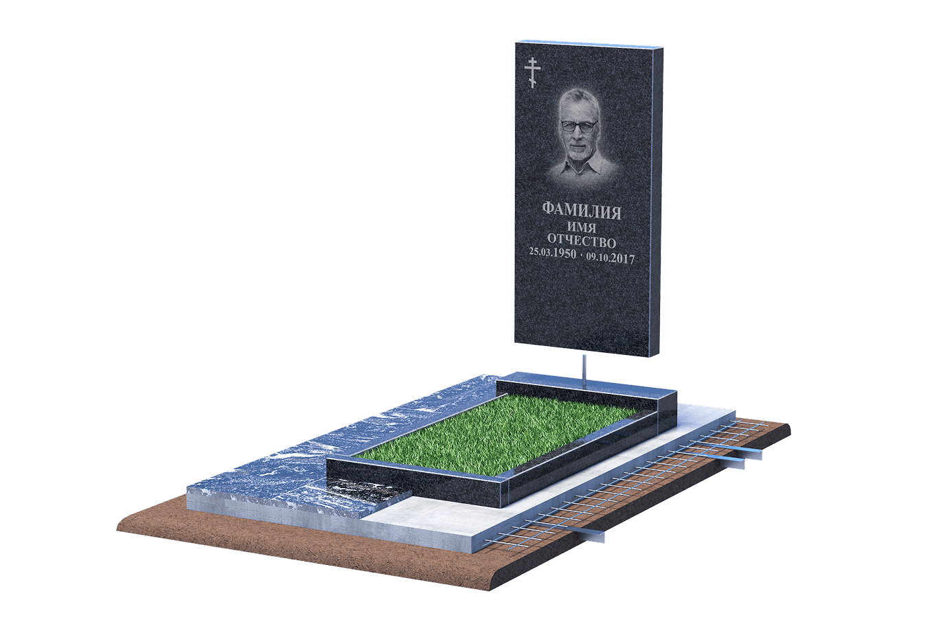 Установка памятника во Владимире