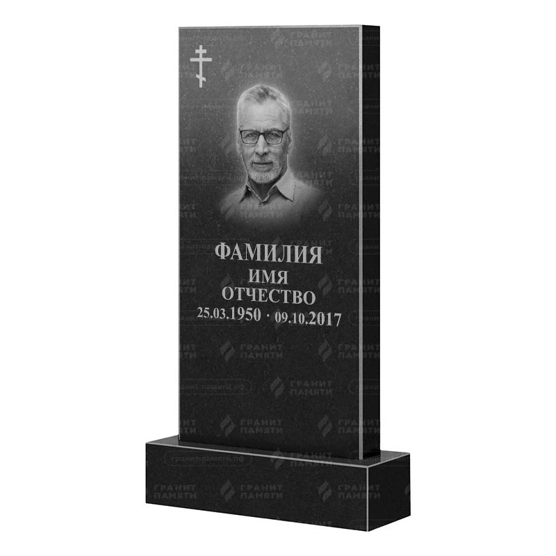 Памятники из гранита классические во&nbsp;Владимире | Гранитный памятник Прямой