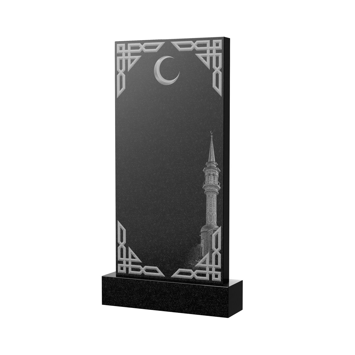 Художественное оформление памятника во&nbsp;Владимире | Художественное оформление на гранитную стелу, рисунок ВХО-040