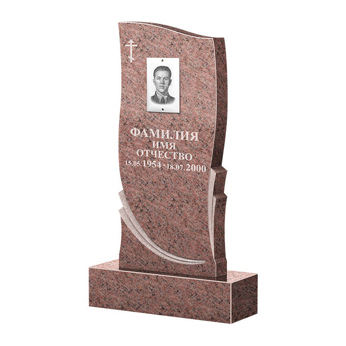 Гранитные памятники во&nbsp;Владимире | Памятник из гранита Розалия Pink ФГЦ-044