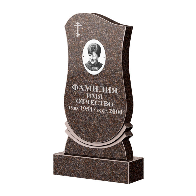 Гранитные памятники во&nbsp;Владимире | Памятник из гранита Карел Brown ФГЦ-056