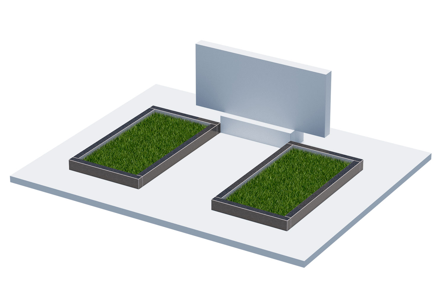 Цветники и надгробные плиты во&nbsp;Владимире | Цветник Автономный, 2 шт