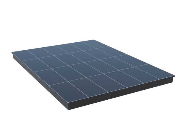 Площадки на могилу во&nbsp;Владимире | Площадка с вертикальной (10 см) облицовкой гранитом Габбро