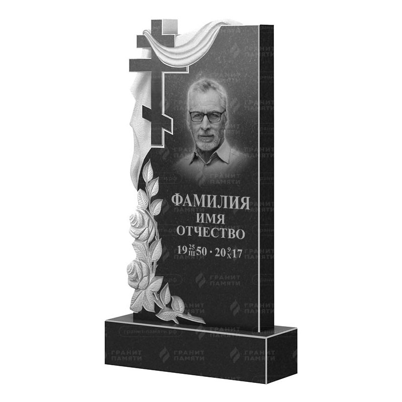 Памятники из гранита вертикальные во&nbsp;Владимире | Гранитный памятник ФГ-189