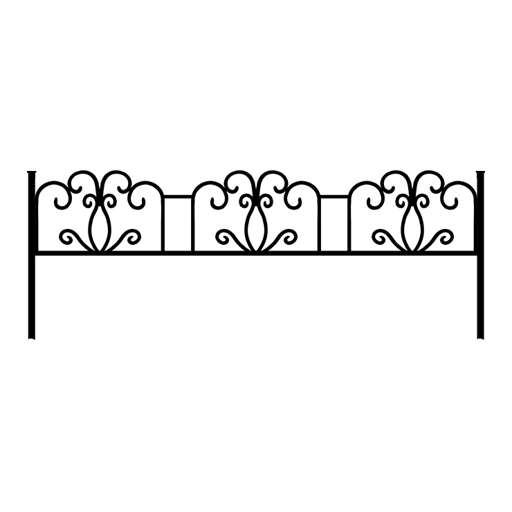 Металлические оградки, столы, скамейки во&nbsp;Владимире | Оградка №4