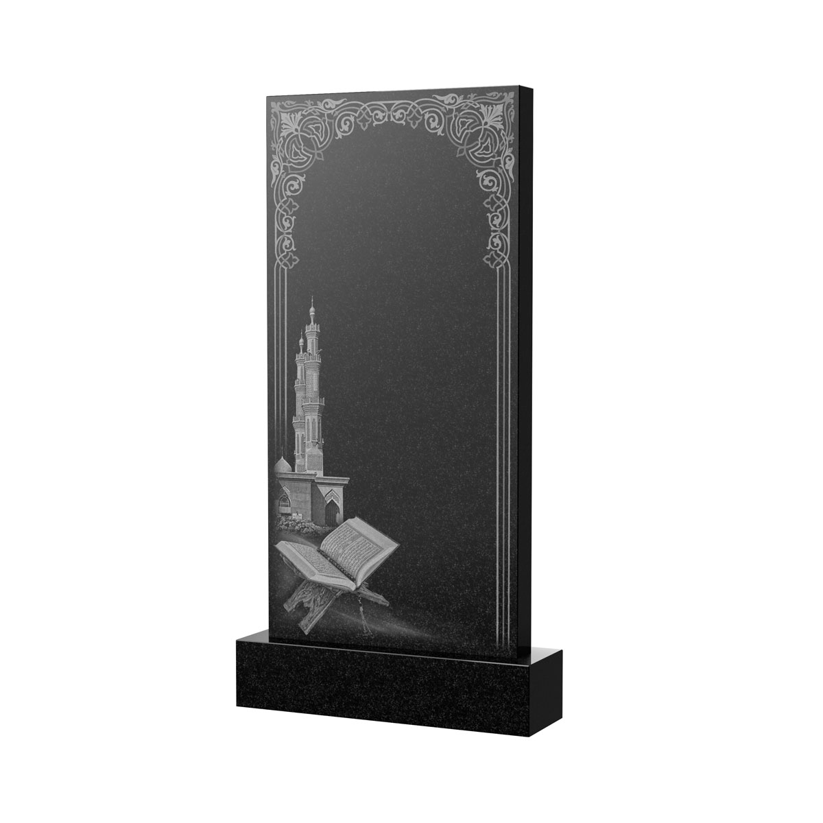 Художественное оформление памятника во&nbsp;Владимире | Художественное оформление на гранитную стелу, рисунок ВХО-039