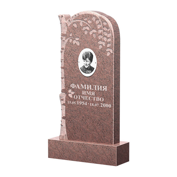 Гранитные памятники во&nbsp;Владимире | Памятник из гранита Розалия Pink ФГЦ-091