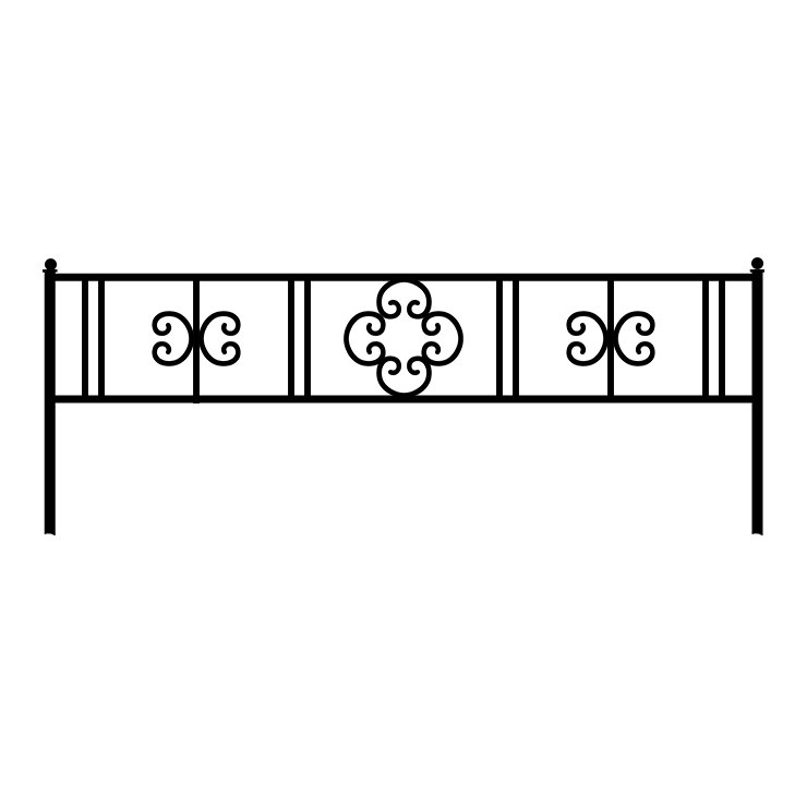 Кованые изделия во&nbsp;Владимире | Кованая оградка ОГ.006