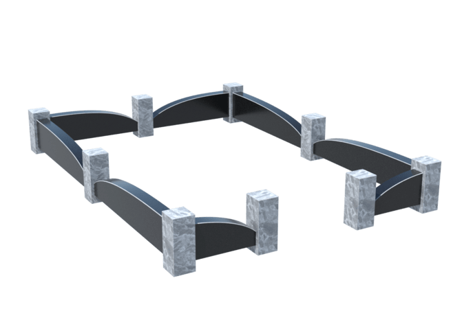 Цоколи на могилу во&nbsp;Владимире | Цоколь на могилу №0041