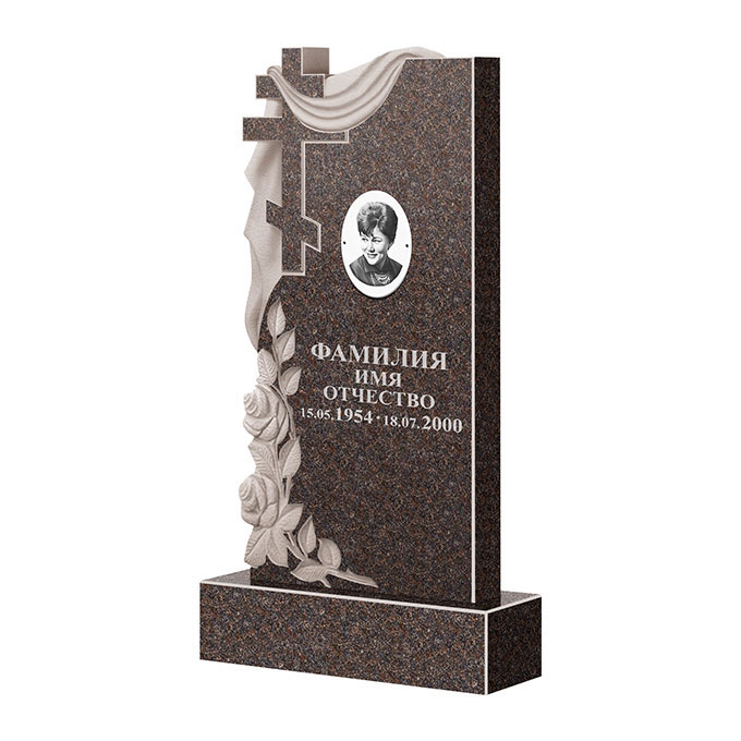 Гранитные памятники во&nbsp;Владимире | Памятник из гранита Карел Brown ФГЦ-189