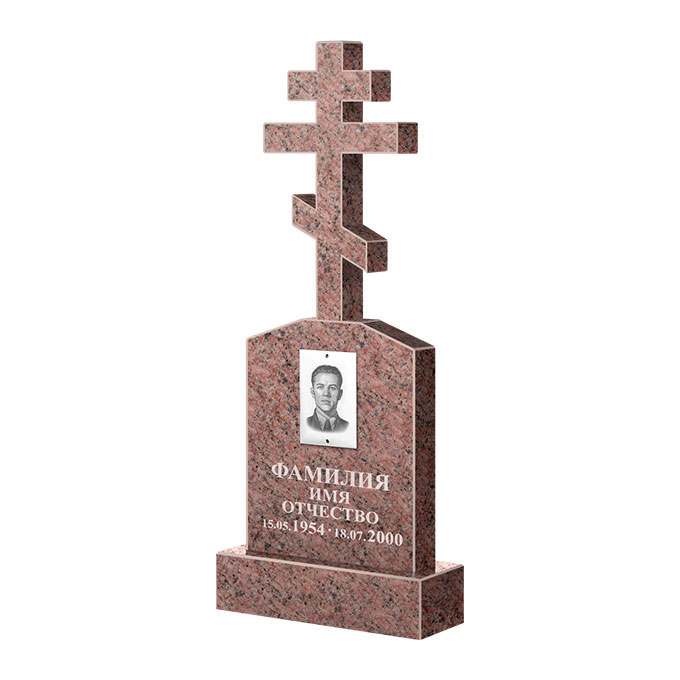 Гранитные памятники во&nbsp;Владимире | Памятник из гранита Розалия Pink ФГЦ-099