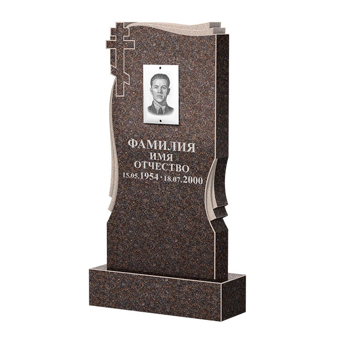 Гранитные памятники во&nbsp;Владимире | Памятник из гранита Карел Brown ФГЦ-185